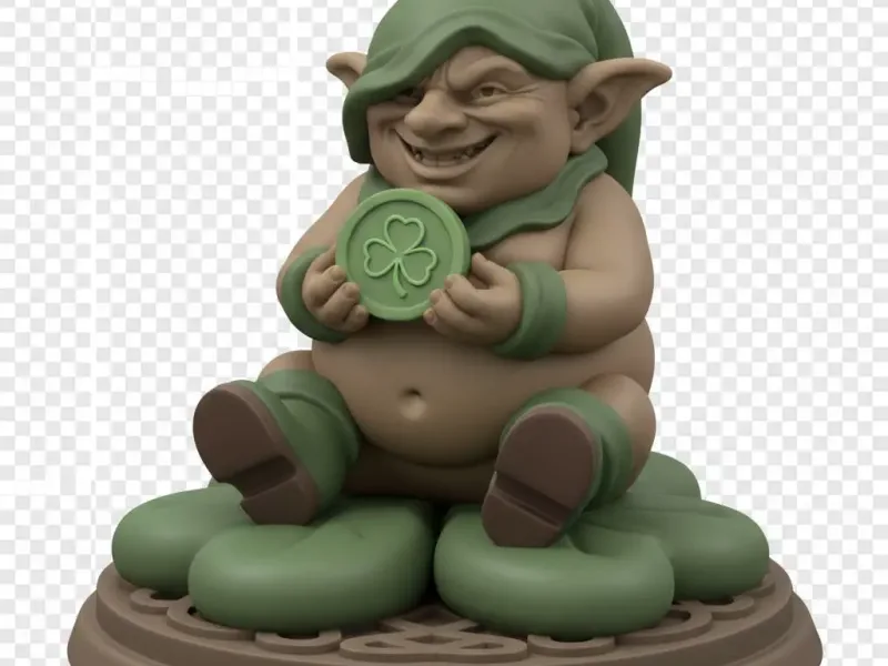 🍀 Clovergrin-Imp – Glückshortender Kobold