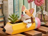 "Dog Lovers" Succulent Vase-0