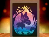Butterfly lightbox (shadow box)-0