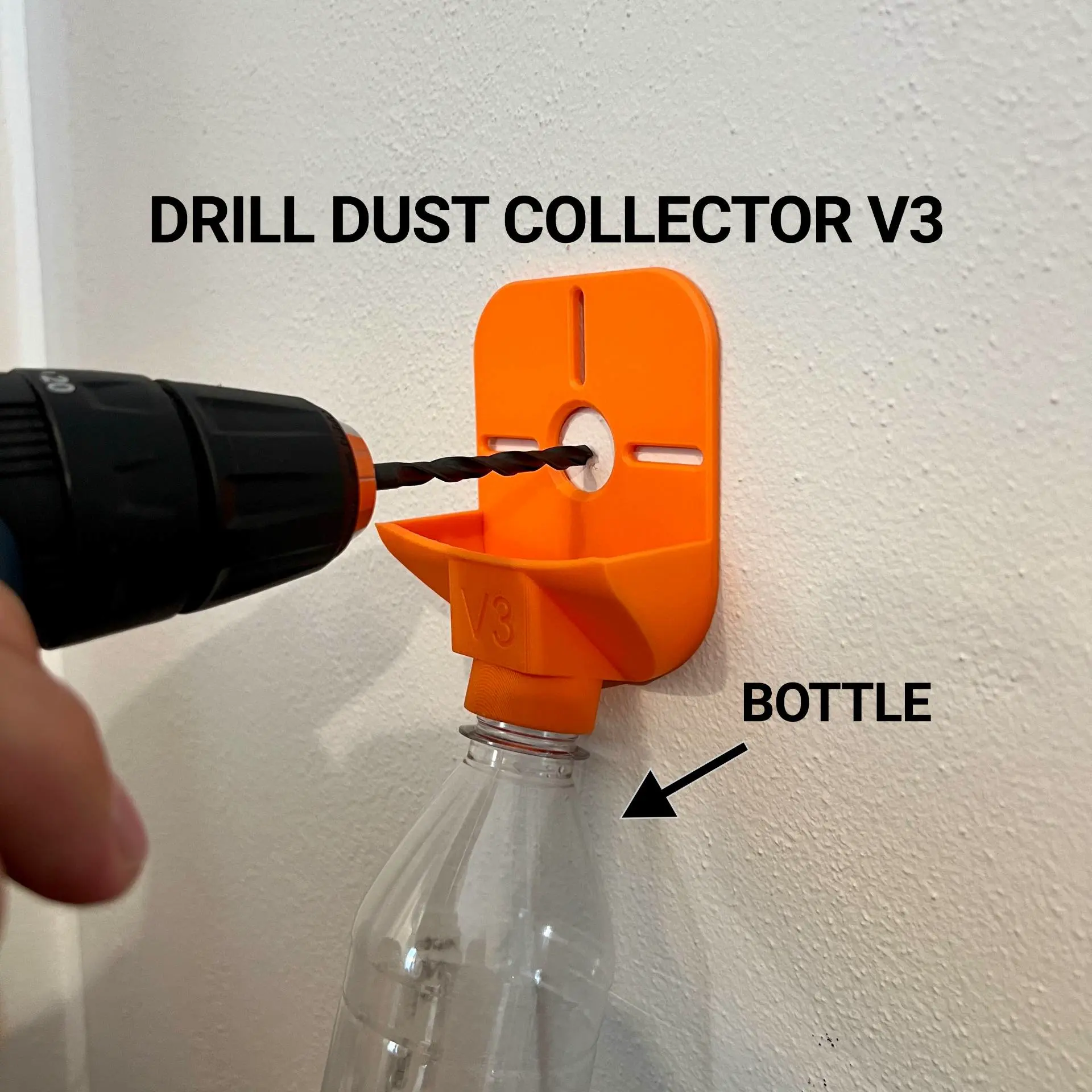 3D Printer Files | 3MF File | Drill Dust Collector and Guide V3