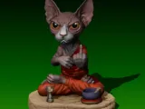 Sphynx Zen Karikatür-6