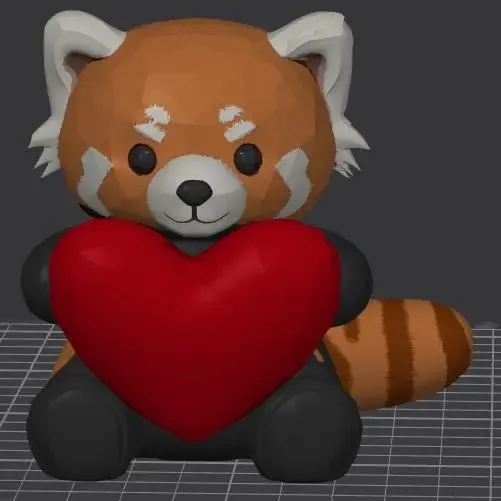 red panda love