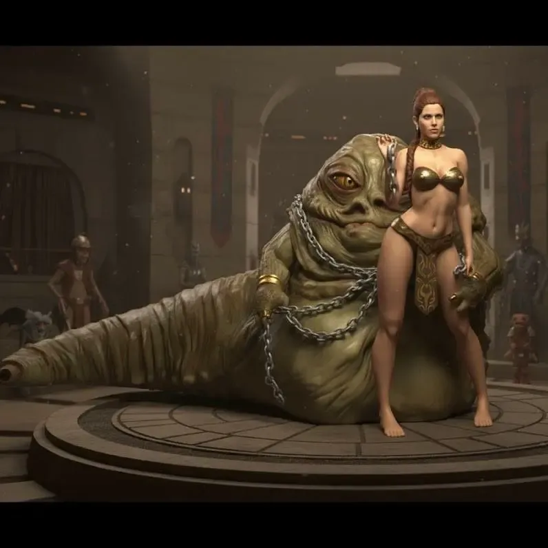 Jabbas anda Leia - Star Wars