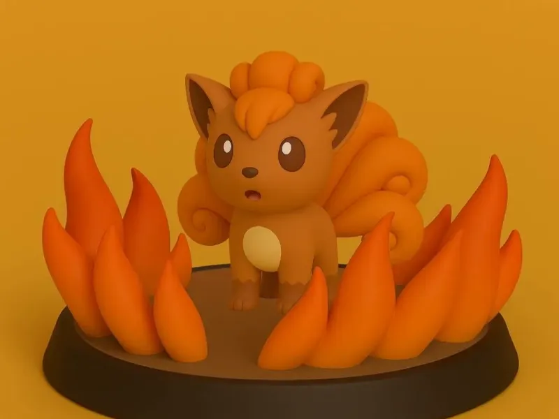 Pokemon battle style - Vulpix #037