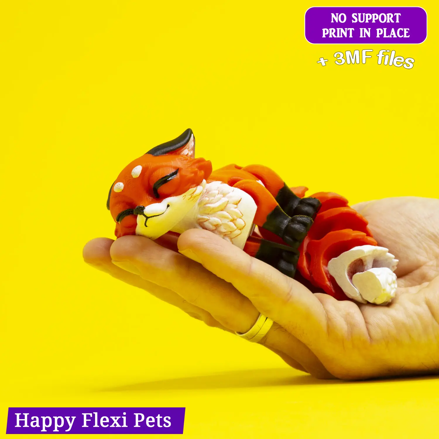 Шарнирная гибкая игрушка "Детеныш лисы" от Happy Flexi pets