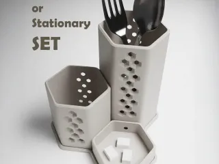 Modular Stationary or Table Set of 3