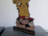 Ash & Pikachu on Stand-2