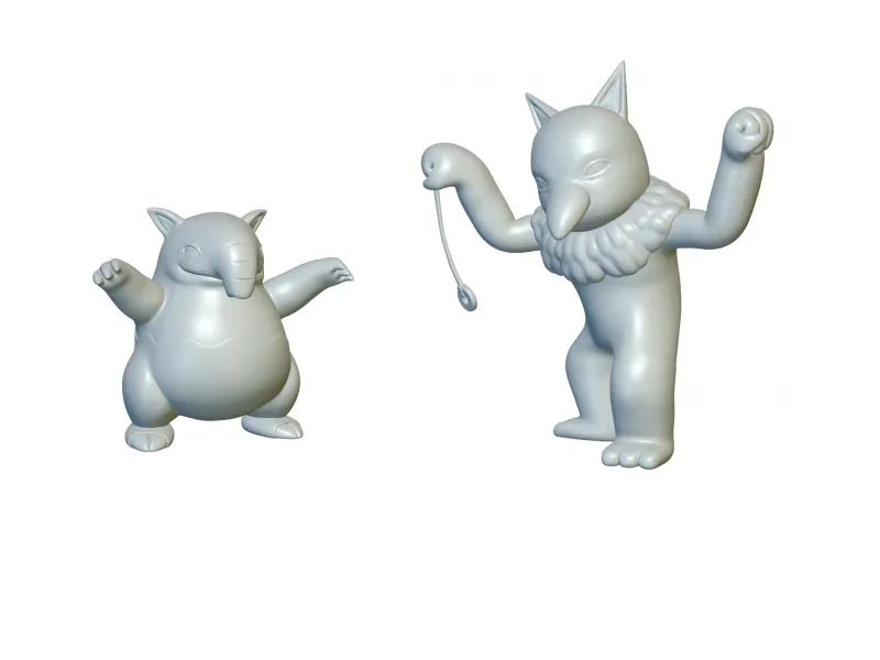 Pokemon Drowzee & Hypno (#96 & #97) - 3D Printing!