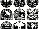 Rustic Forest Welcome Signs – 9 Cabin Door Decor Designs-1