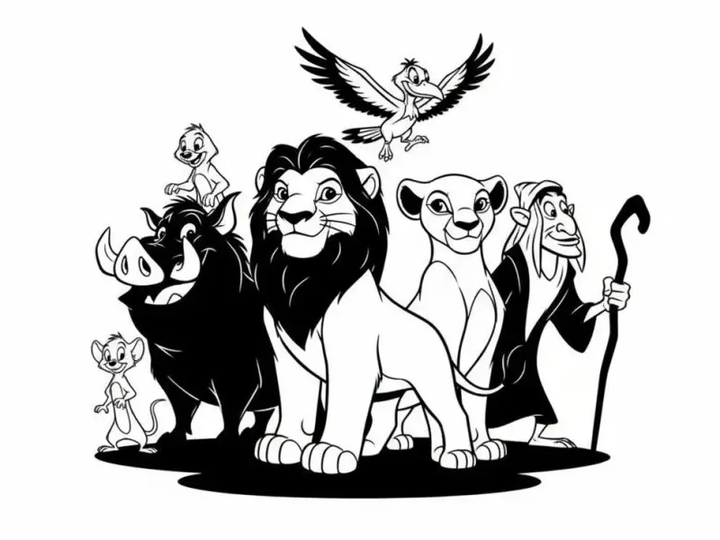 The Lion King – Pride Lands Crew Silhouette