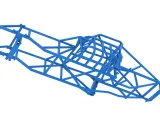 Frame of Super Dirt Late model Scale 1:25-2