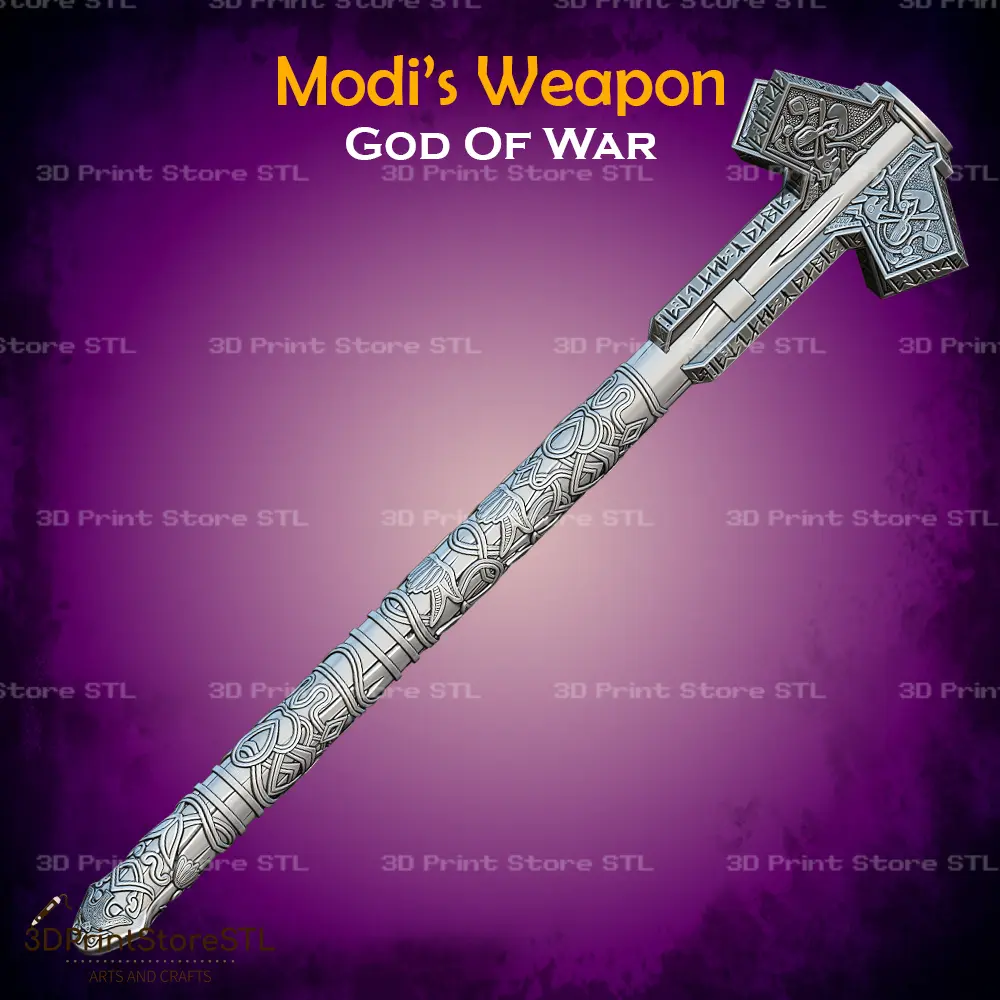 Modi Weapon Cosplay God of War - STL File