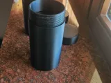Modular Screw-On Storage Bottle – Dual Compartment Container-4