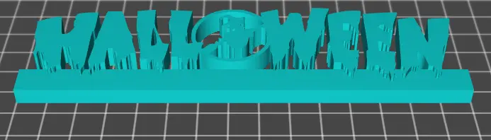 Halloween Word Silhouette