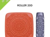 Mandala Texture Rollers for Polymer Clay, Set 20-4