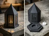 Casbah Lantern – Moroccan Geometric Lattice Tea-Light Holder-6