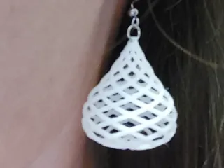 Earrings Plum