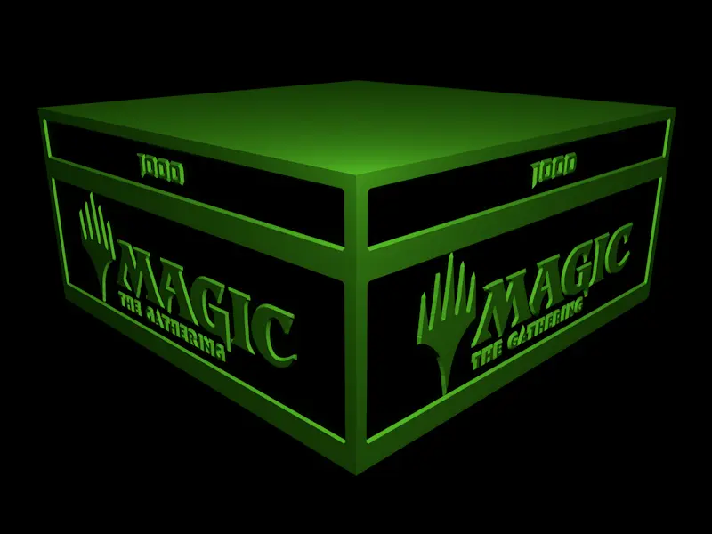 Other STL Download - Card Box V2 - Magic - 1000 Cards (Sleeved)by ...