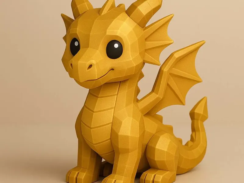 Mini Gold Dragon