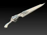 Fantassy swords and guns - 3D print 3D print model-3