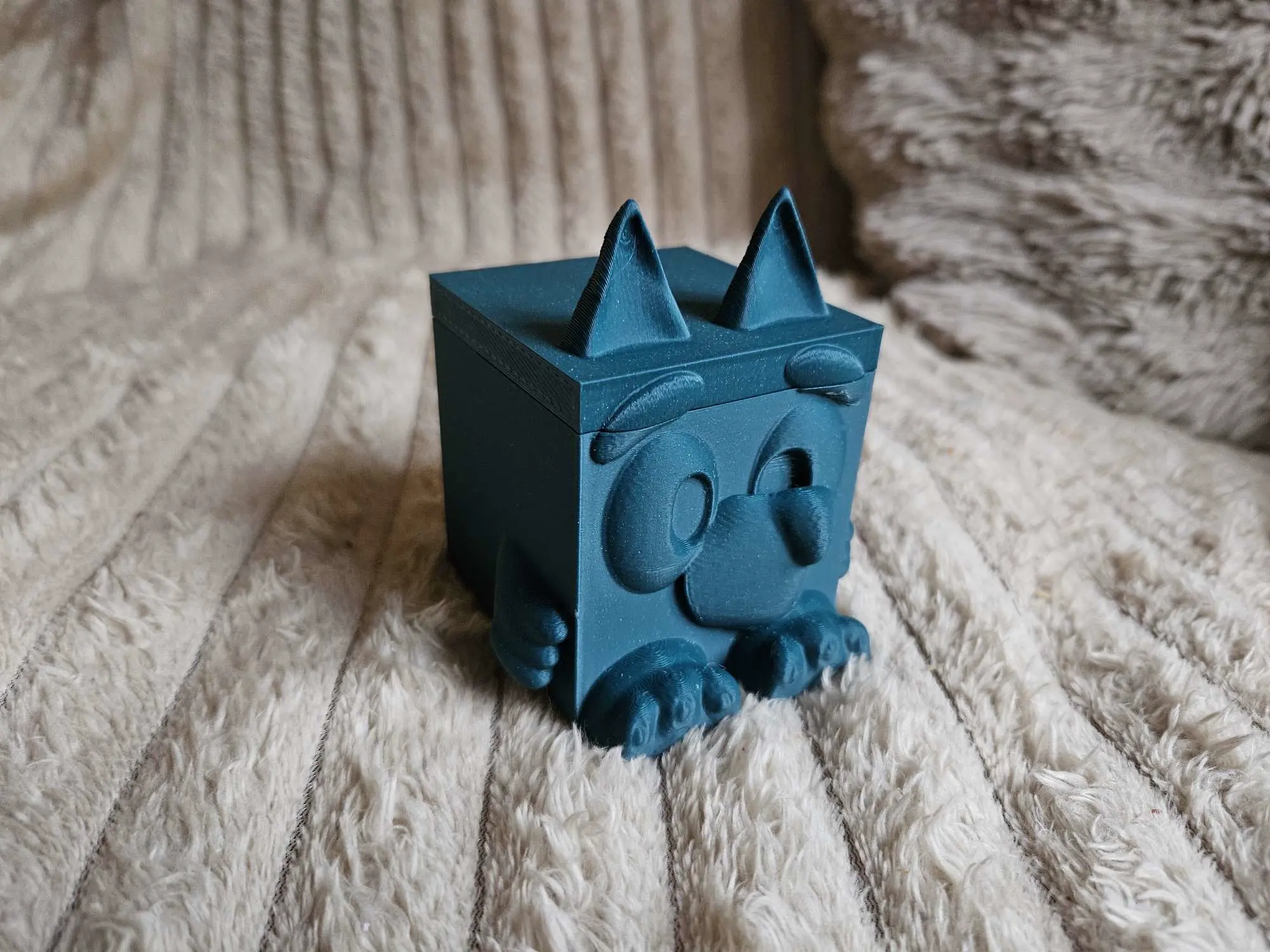 bluey gift box, storage, cute present toy
