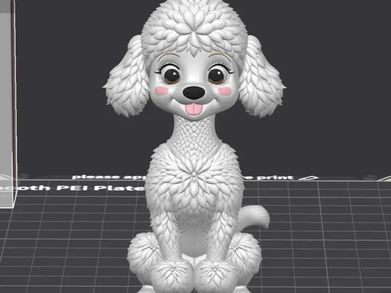 Caniche (multicolor) (3mf y stl)
