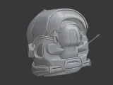 Sci-Fi Helmet Concept – 3D Printable Model-2