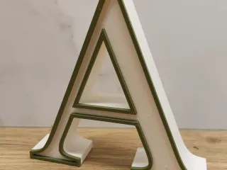 Letter A ornament / decoration