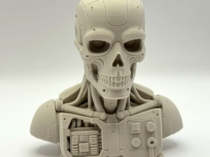 Cybernetic Skull Bust