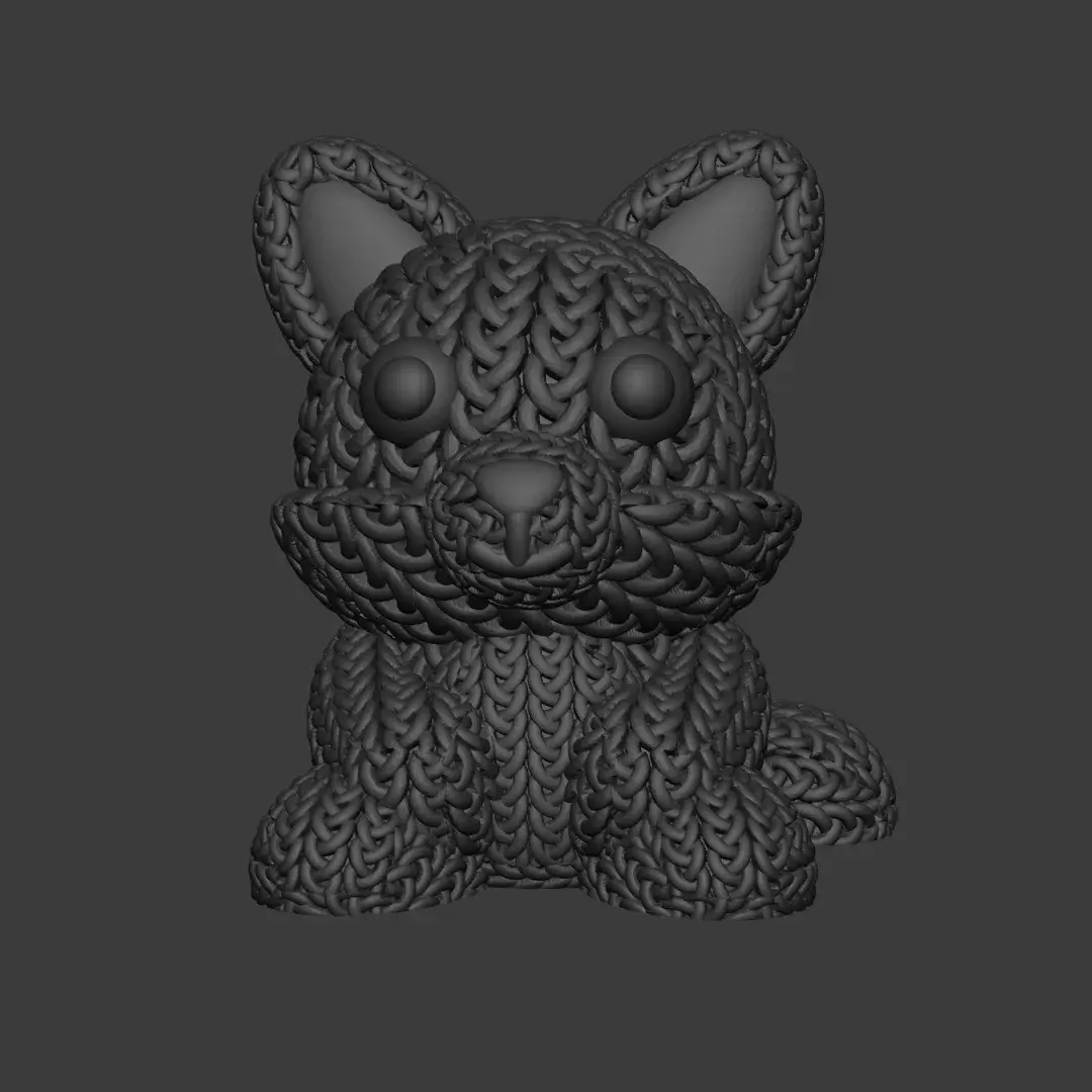 Knitted Fox (cute)