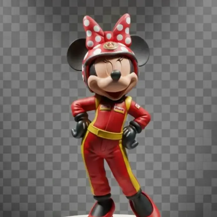 Minnie - Piloto de corrida - fan art