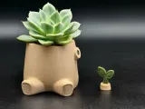 Sprouting Tree Stump Magnetic Planter-4