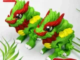PRINT-IN-PLACE FLEXI CLOVER LEAF DRAGON ARTICULATED-2