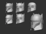 Moff Gideon Mandalorian Dark Trooper Helmet 3d digital dl-1