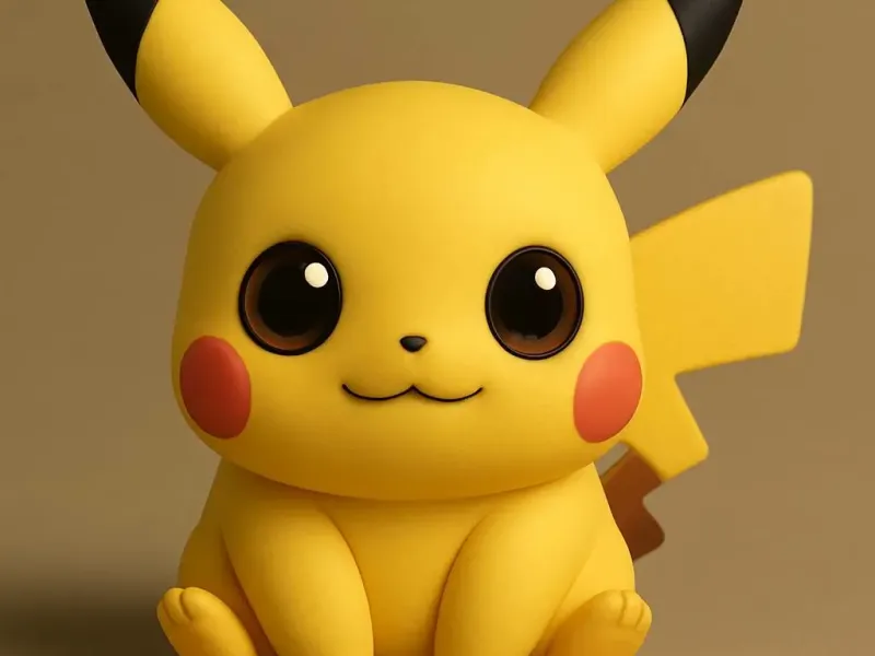 Pikachu Pokemon Chibi