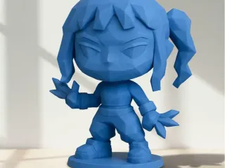Kpop Demon Hunters - Zoey Low Poly