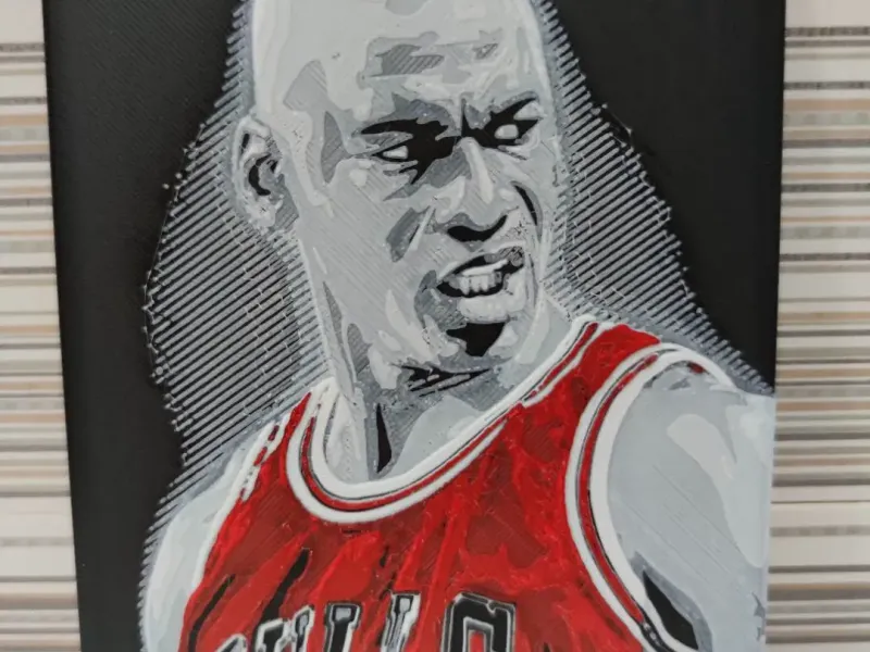 Ritratto di Michael Jordan