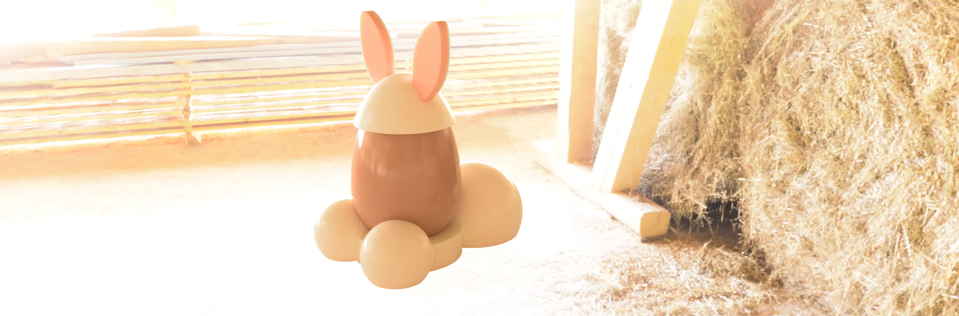 Easter Bunny Ears and Tale for Eggs