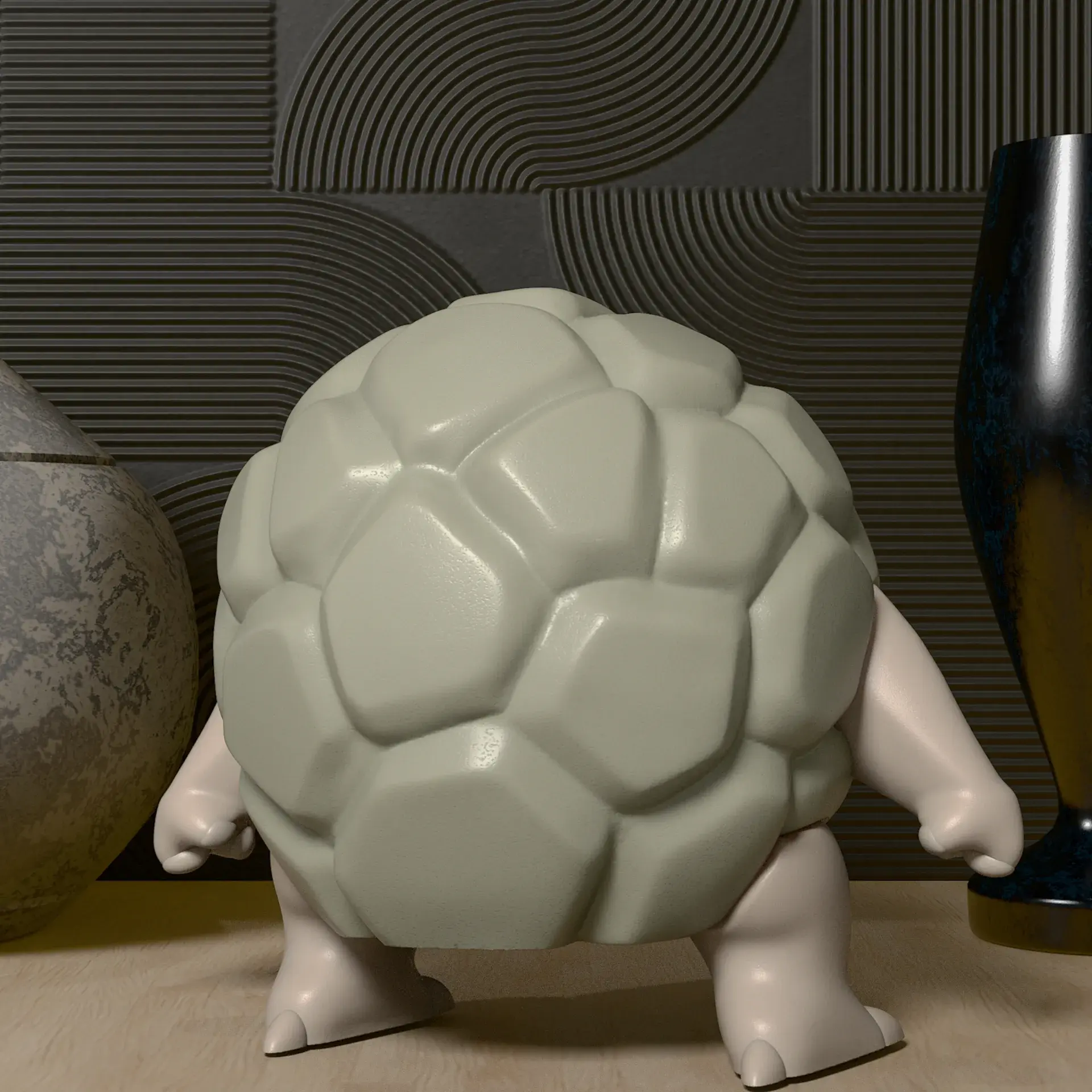 画材 Golem footprints 画材 Golem footprints 👹 The Articulated Golem・ STL File