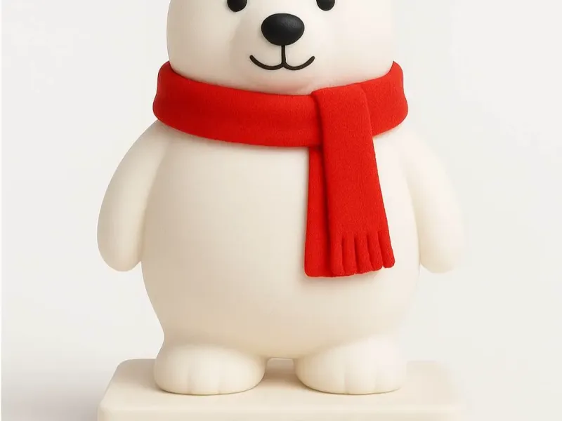 oso de navidad