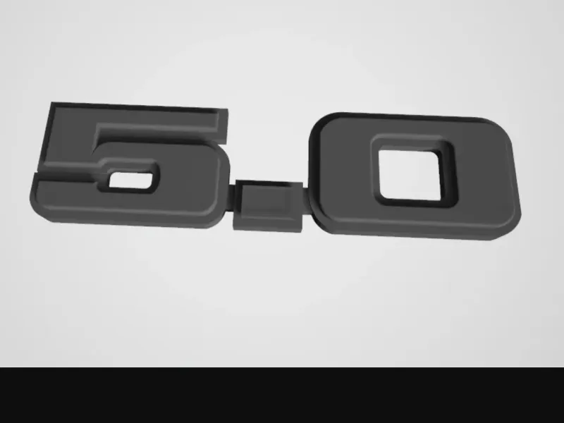 mustang 5.0 badge