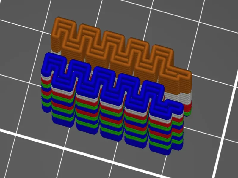 MMU2 minimum color purge calibration tool