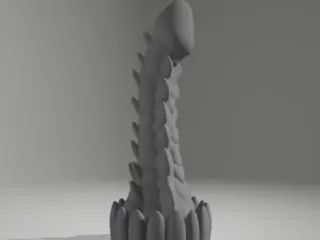 Dildo Demon Rising Scaly Dragon Cock Penis Sex Toy
