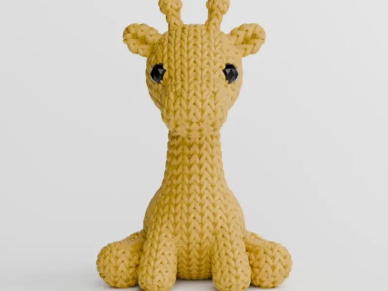 Knitted Giraffe