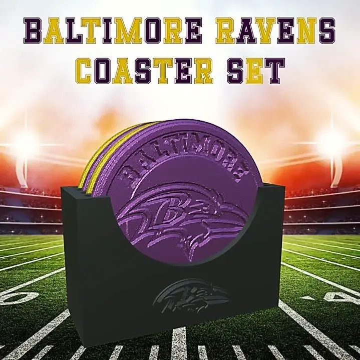 Baltimore Ravens Coaster Set (NFL)