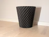 Vaso Lixeira Grande em Espiral-1