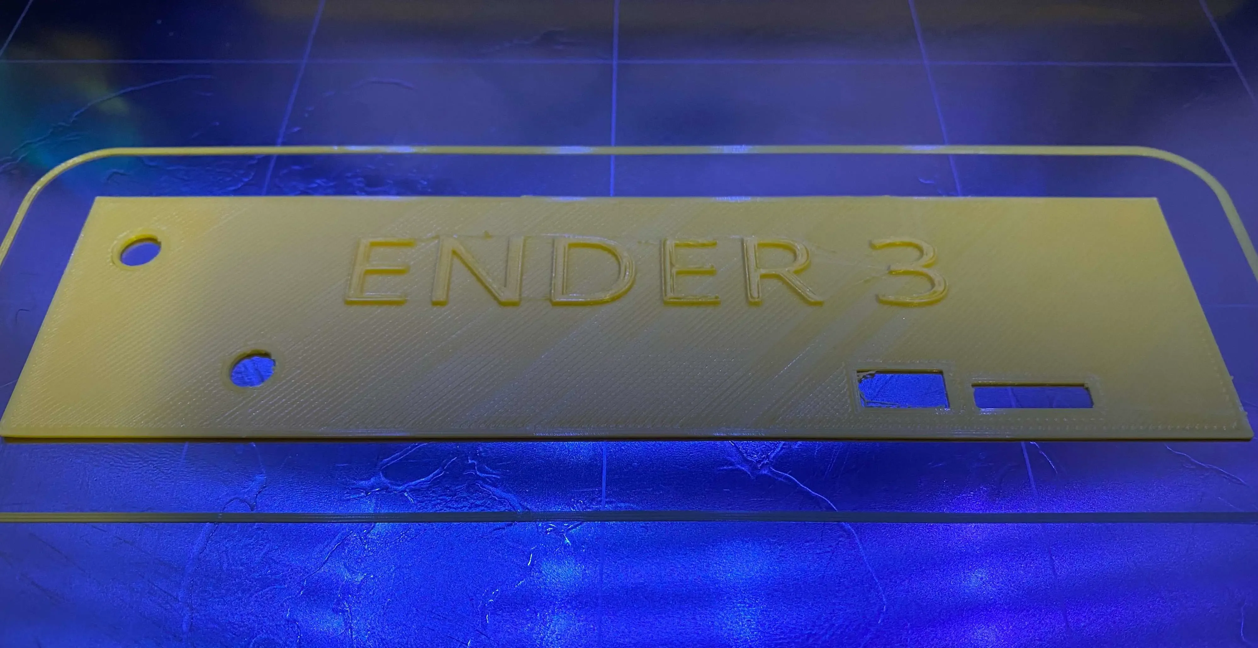 Ender 3 Front Fascia Plate
