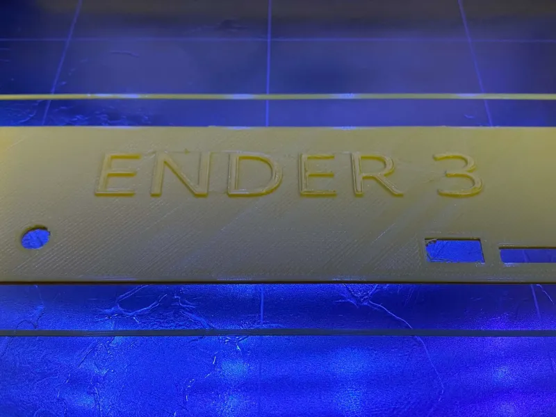 Ender 3 Front Fascia Plate