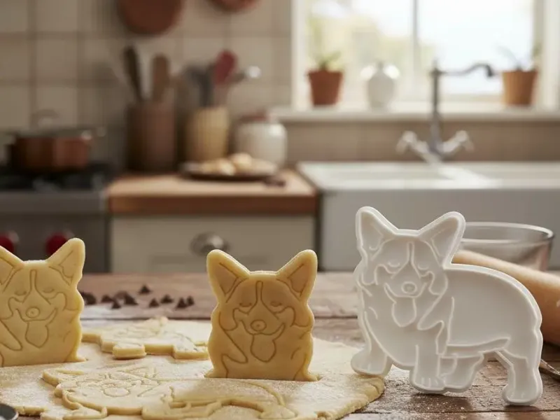 Corgi Cookie Cutter Cleaned