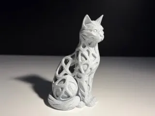 Sitting Cat Statue